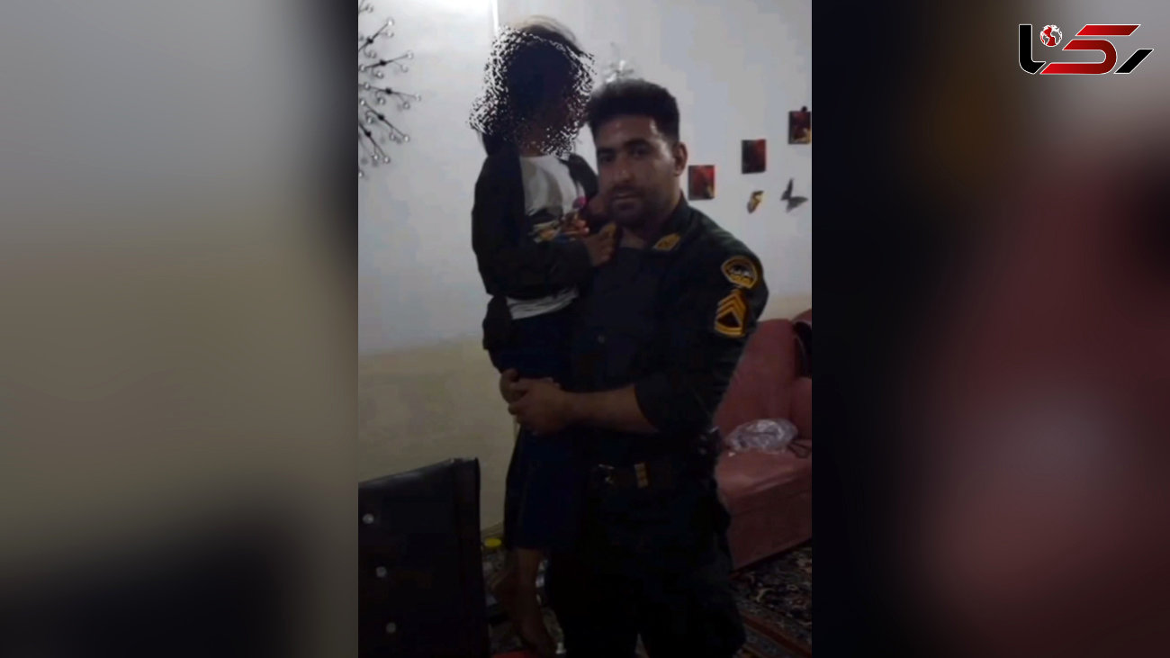 ببینید / پدر دختر 5 ساله اش را دار زد + فیلم گفتگو با پلیس که فرشته نجات شد