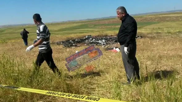 فیلم محل سقوط مرگبار هواپیما در اردن