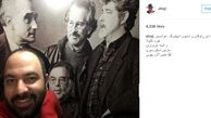 سلفی کمدین ایرانی با اسپیلبرگ، اسکورسیزی، لوکاس و کاپولا +عکس 