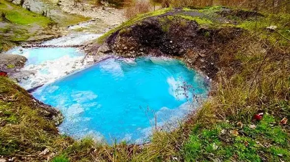 گرمای دلنشین چشمه بلیران مازندران؛ بهترین مقصد پاییزی + عکس