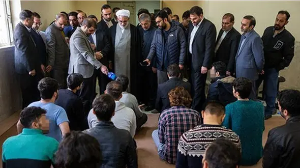 بازدید دادستان کل کشور از زندان های بزرگ تهران و دیدار با بازداشت شدگان اخیر