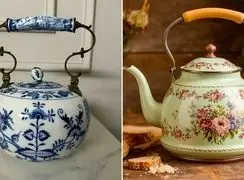 کتری سرامیکی گلدار؛ پیشنهاد ویژه برای زیبایی آشپزخانه شما