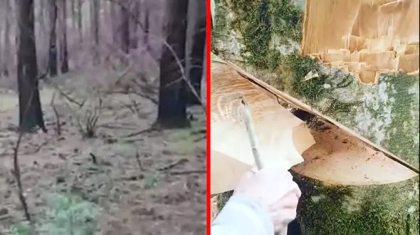 رواج جنگل تراشی در گیلان و مازندران / جنگل خواران فقط 6 ماه به زندان می روند + فیلم