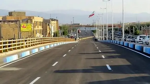 پایان آسفالت پل روگذر شهدای جاویدالاثر خرم آباد