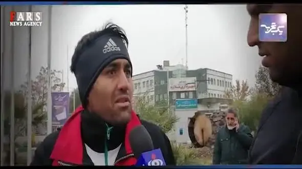 این مرد شاهد به شهادت رسیدن مصطفی رضایی بود / آشوبگران به مردم شلیک مستقیم می‌کردند+ فیلم