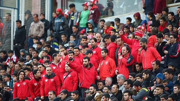حضور هواداران پرسپولیس در ورزشگاه آزادی + تصاویر 