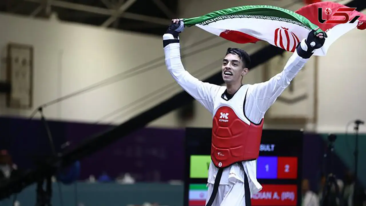 علی مرادیان دومین طلایی تکواندوی ایران در ریاض
