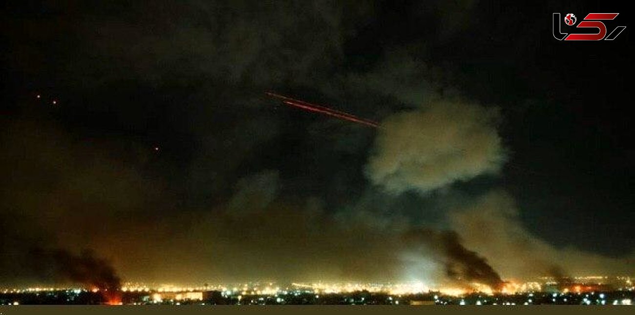 اولین فیلم و عکس از حمله موشکی ایران به پایگاه آمریکایی / آتش آسمان عراق را فرا گرفت