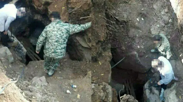 ۲ باند حفاری غیر مجاز در نور متلاشی شد