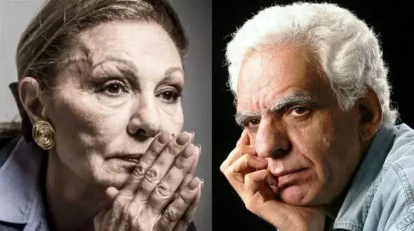 عکس دستبوسی فرح پهلوی توسط مرحوم کیومرث پوراحمد ! / باور نمی کنید