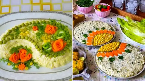 سالاد الویه مجلسی با 15 مدل دیزاین خاص و خیره‌ کننده