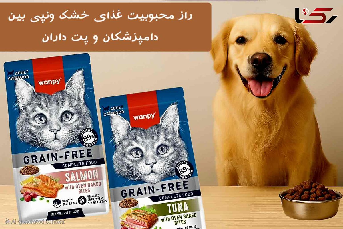 راز محبوبیت غذای خشک ونپی میان دامپزشکان و پت‌داران چیست؟