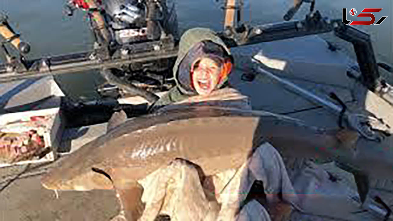 صید یک ماهی کم یاب توسط پسر 9 ساله آمریکایی + عکس