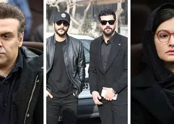 عکس ها/ حضور خانم بازیگران ایرانی با استایلی آلایش در ختم ربابه بختیاری ../ از بهاره افشاری تا پردیس احمدیه تا گلوریا هاردی ... با  چهره هایی پر از غم با پوششی عزادار ...