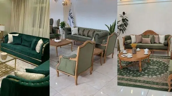 مبل سبز در دیزاین خانه: 25 طرح جدید برای جهیزیه عروس