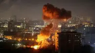 روسیه کی‌یف را بمباران کرد / آتش‌سوزی در سراسر پایتخت