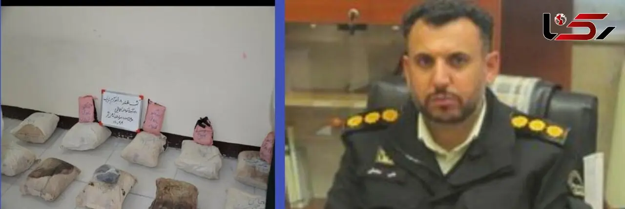 کشف محموله تریاک از مخفیگاه یک قاچاقچی