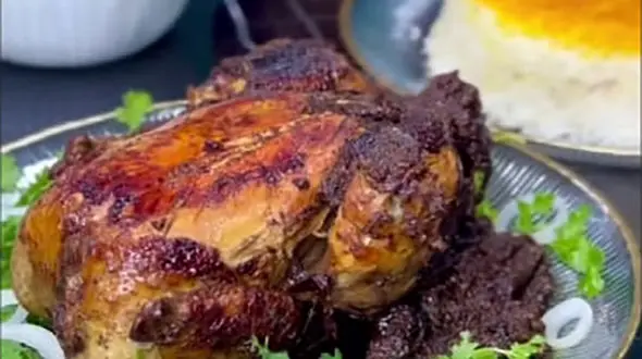 طرز پخت مرغ لونگی غذای سنتی خطه گیلان + فیلم