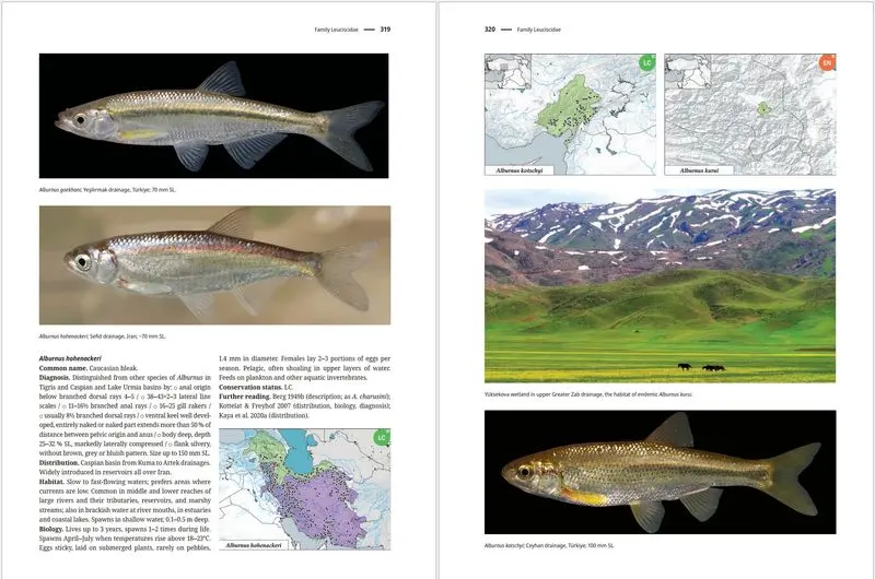 کتاب راهنمای ماهیان آب شیرین غرب آسیا 2