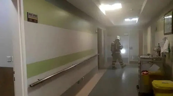 بازداشت عامل آتش افروزی بیمارستان رازی قائمشهر + عکس و جزییات