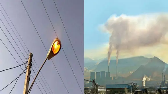 روشن ماندن چراغ های آزادراه در طول روز / هدر دادن برق در کنار سوزاندن مازوت + فیلم