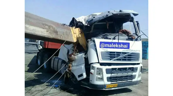 سقوط جرثقیل مرد ایلامی را له کرد + عکس 