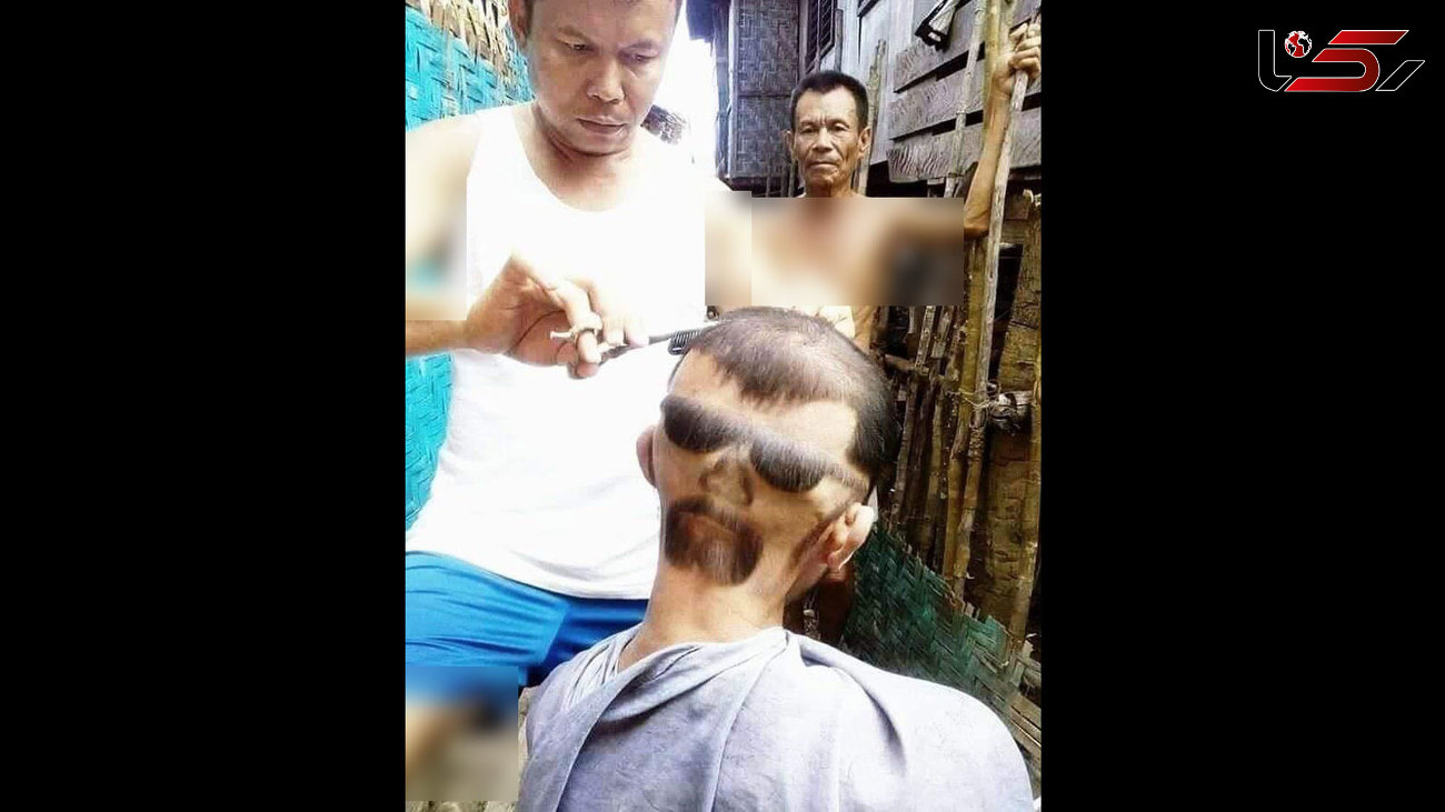 اقدام  عجیب یک آرایشگر برای گمراه کردن ویروس کرونا ! +عکس