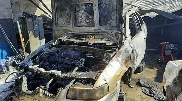 ببینید /  لحظه تلخ چپ کردن سمند بعد از انجام حرکات نمایشی وسط اتوبان + فیلم تلخ