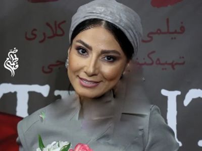 درخشش سمیرا حسن‌پور با اوت فیت طوسی به همراه کیف و کفش از برند ایرانی در اکران فیلم «آدم فروش»/ اصیل،زیبا و باوقا