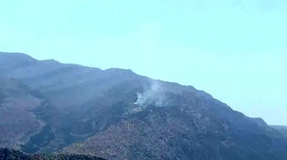 آتش سوزی در کوه های منگشت ایذه/ رئیس منابع طبیعی: از ساعت 5 صبح تا کنون مشغول اطفاء حریق هستیم