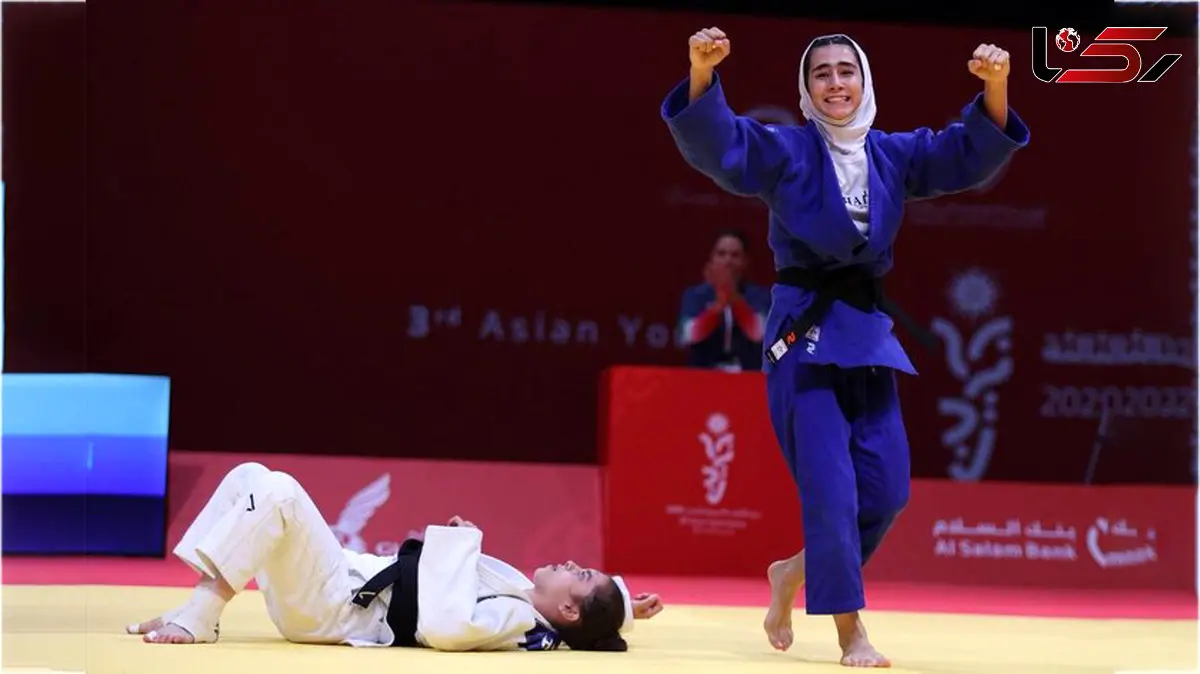 طلای آسیا بر گردن جودوکار اسفراینی نشست