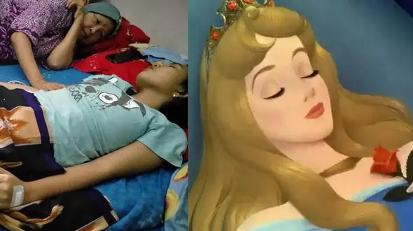 فیلم/ دختر 17 ساله ای که واقعا زیبای خفته است / 13 روز خوابیده بود تا اینکه...