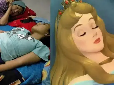 فیلم/ دختر 17 ساله ای که واقعا زیبای خفته است / 13 روز خوابیده بود تا اینکه...