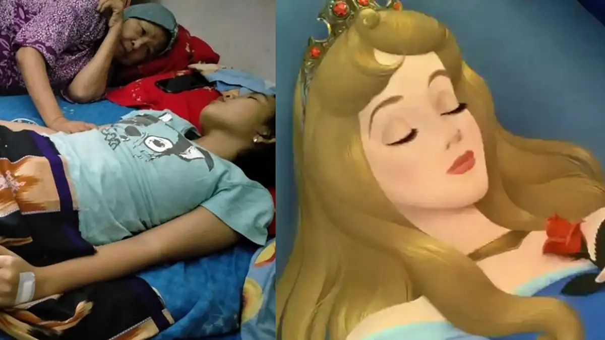 دختر 17 ساله ای که واقعا زیبای خفته است / 13 روز خوابیده بود تا اینکه...