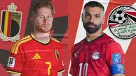 ساعت بازی دو تیم بلژیک و مصر در جام جهانی 2026
