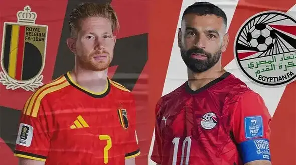 ساعت بازی دو تیم بلژیک و مصر در جام جهانی 2026