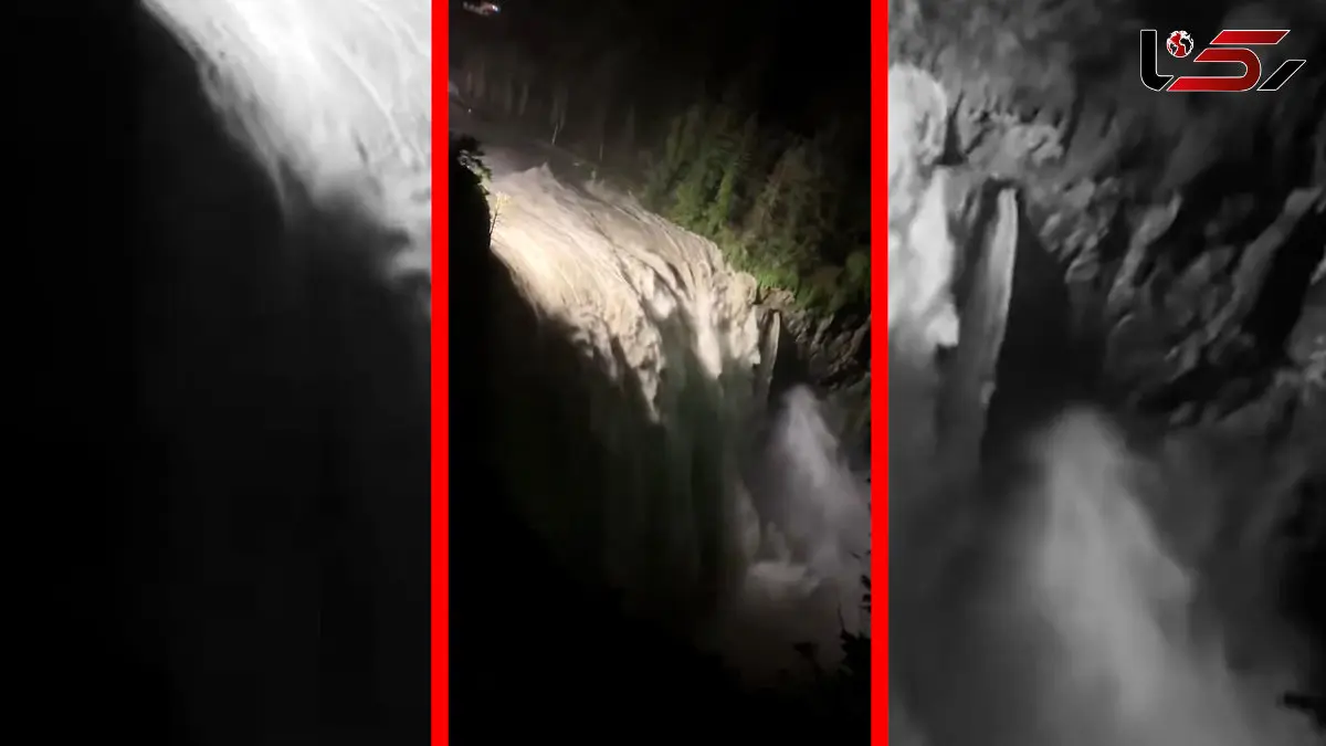 فیلم جریان پرقدرت آب در آبشار اسنواکمی