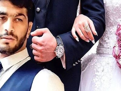 زن سابق حسن یزدانی باز هم ازدواج کرد /  ازدواج دوم با بدنساز عضله ای ایران + عکس های عروسی نشمین نوری با سامان الفتی