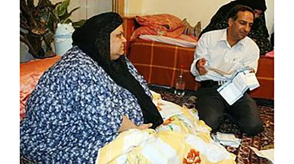 دردسر زن ۴۰۰ کیلویی برای اورژانس رودسر + عکس