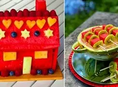 هنر تزئین هندوانه شب یلدا؛ 15 مدل زیبا و چشمگیر