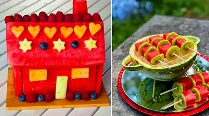 هنر تزئین هندوانه شب یلدا؛ 15 مدل زیبا و چشمگیر