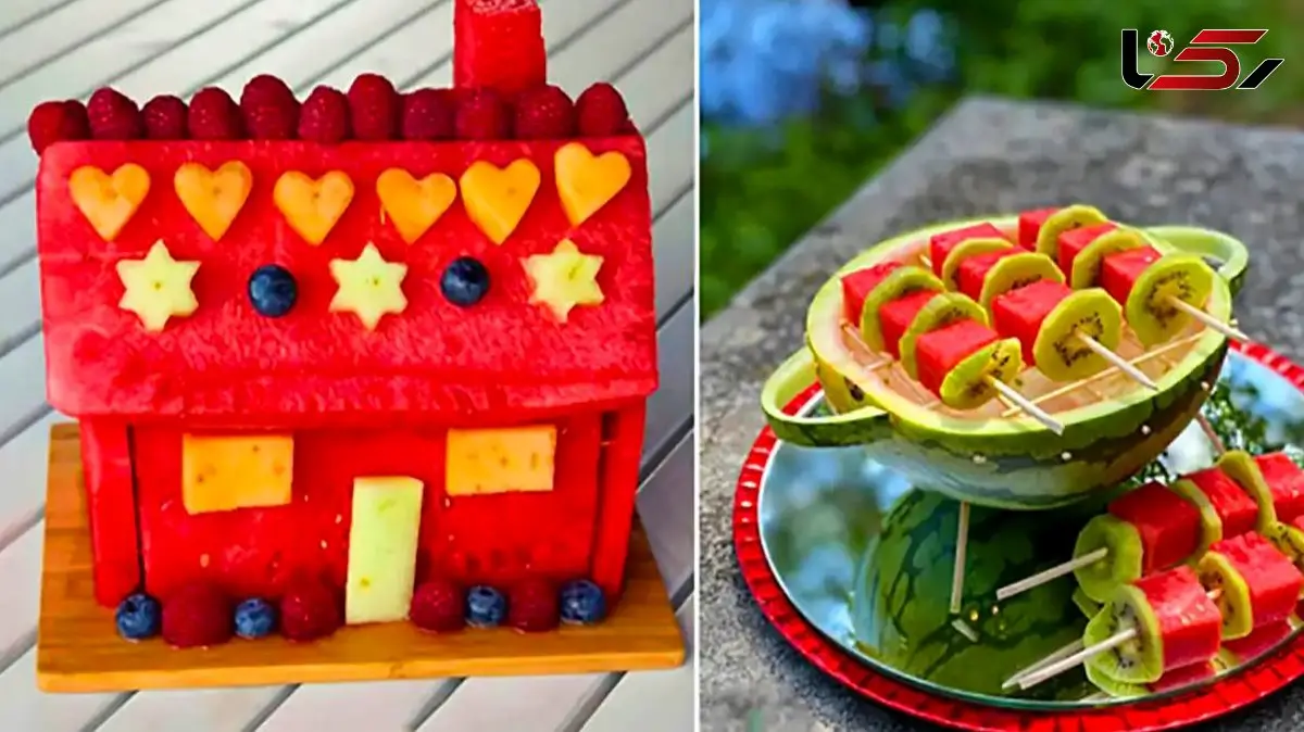 هنر تزئین هندوانه شب یلدا؛ 15 مدل زیبا و چشمگیر