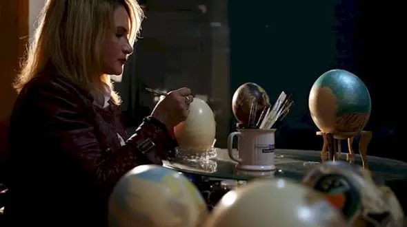 تزئین تخم مرغ این بار به دست یک نقاش هنرمند و تاجر + تصاویر