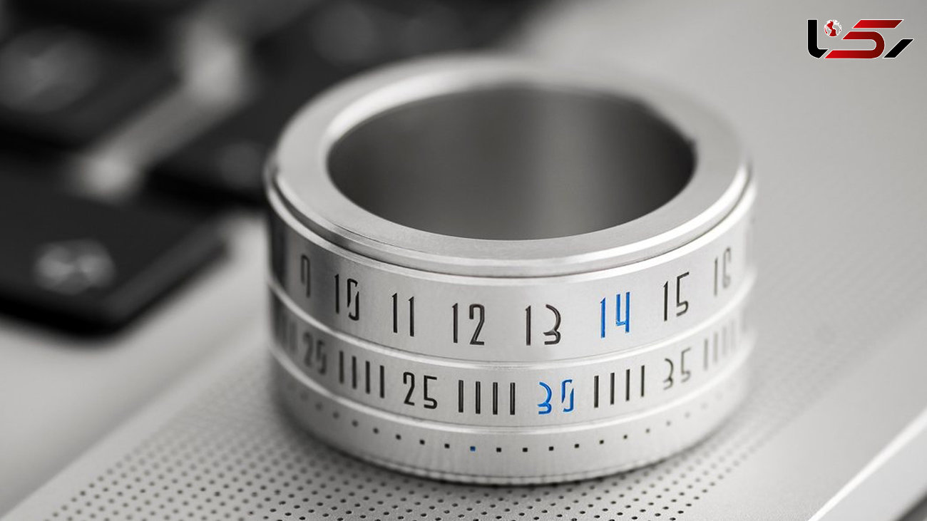 انگشتری که نیاز شما به ساعت را برآورده می کند +عکس های جالب 