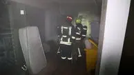 نجات ۳۰ شهروند محبوس از حادثه آتش‌سوزی در خیابان دانشگاه مشهد 