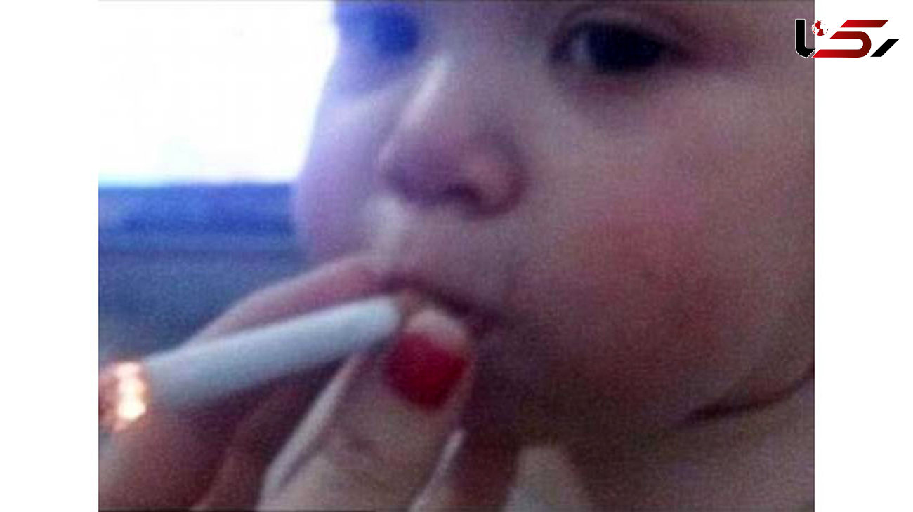 تصویر کودکی در حال کشیدن سیگار اشک همه را در آورد + عکس