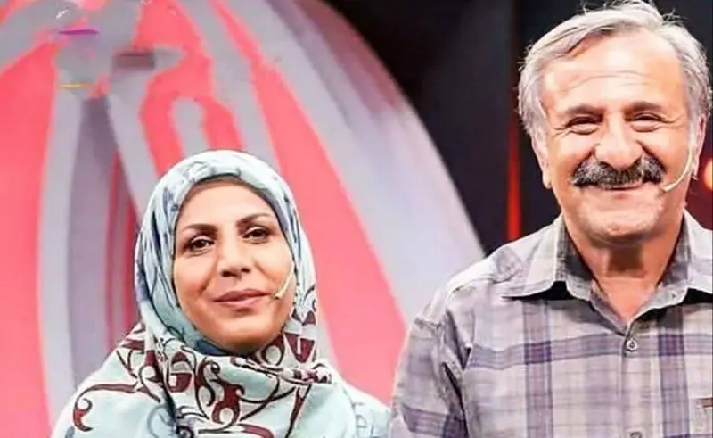 مهران رجبی و همسرش
