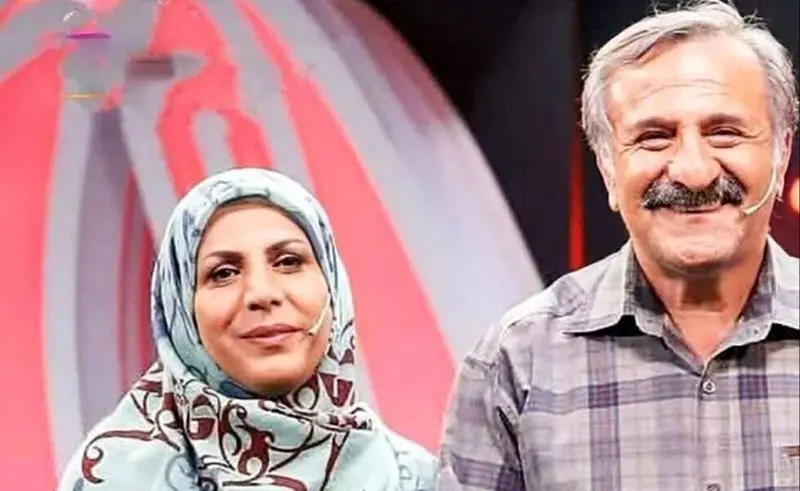 مهران رجبی و همسرش