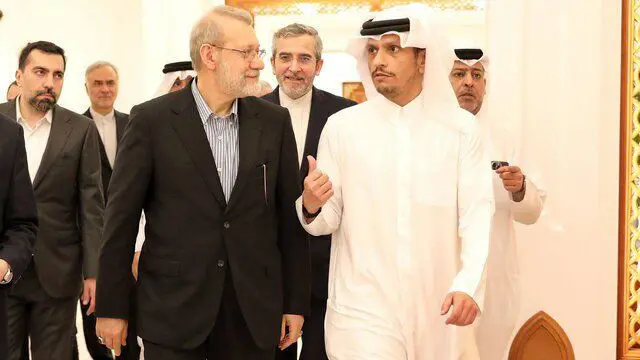 بیانیه وزارت خارجه قطر درباره دیدار لاریجانی و آل ثانی