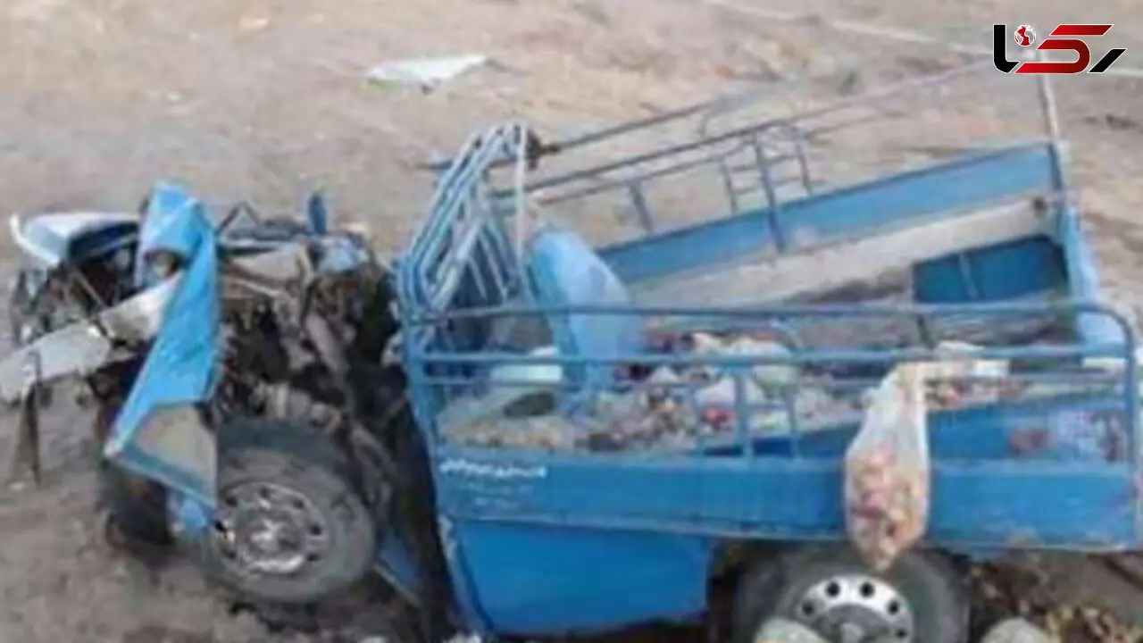 واژگونی نیسان با یک کشته و 12 مجروح در شیراز 